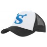 Kids' trucker cap - mod. 3822:White, Polyester, Black